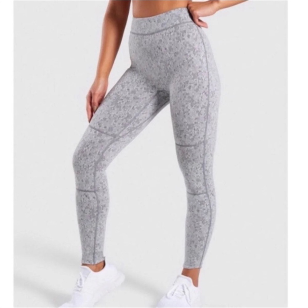 Gymshark Gray Patterned Leggings